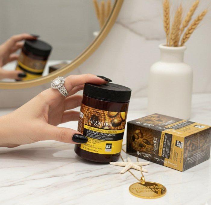 ماسک موی Argan oil صددرصد اصل آبرسان وتغذیه کننده - تصویر 3