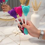 براش دو سر سیلیکونی معرکه بیوتی براش کشیدن و ماساژ ماسک و سرم صورت ابزار مراقبت حرفه‌ای پوست