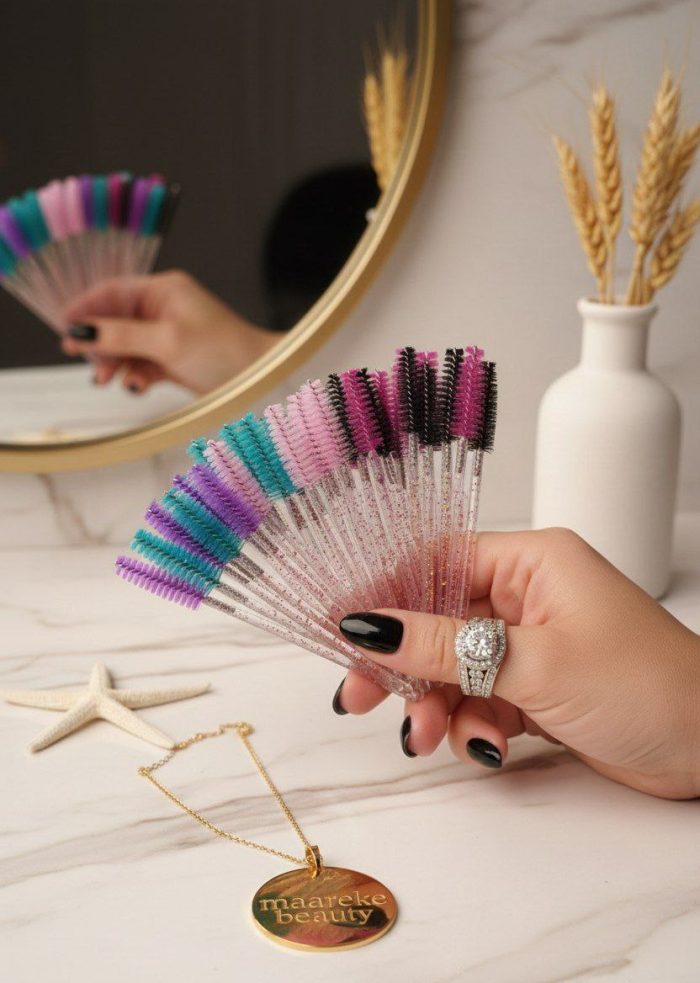 فرچه و برس ابرو معرکه بیوتی ابزار مرتب کردن و فرم‌دهی ابرو برس ابرو حرفه‌ای