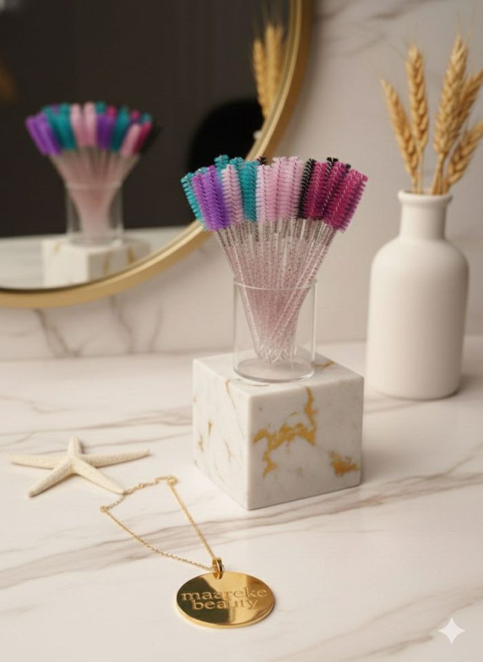 فرچه و برس ابرو معرکه بیوتی ابزار مرتب کردن و فرم‌دهی ابرو برس ابرو حرفه‌ای