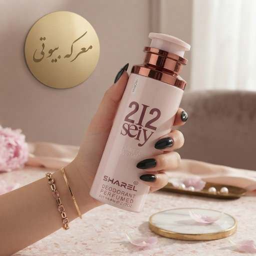  اسپری خوشبوکننده بدن زنانه شارل مدل 212 (200 میلی‌لیتر) با کیفیتی عالی وماندگاری بالا تضمین کیفیت  