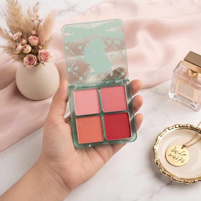 خرید رژگونه چهار رنگ کاربردی در یک پالت