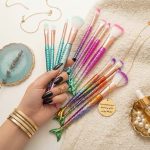  ست براش آرایشی ​طراحی فوق‌العاده لوکس و فانتزی الهام‌گرفته از دم پری دریایی