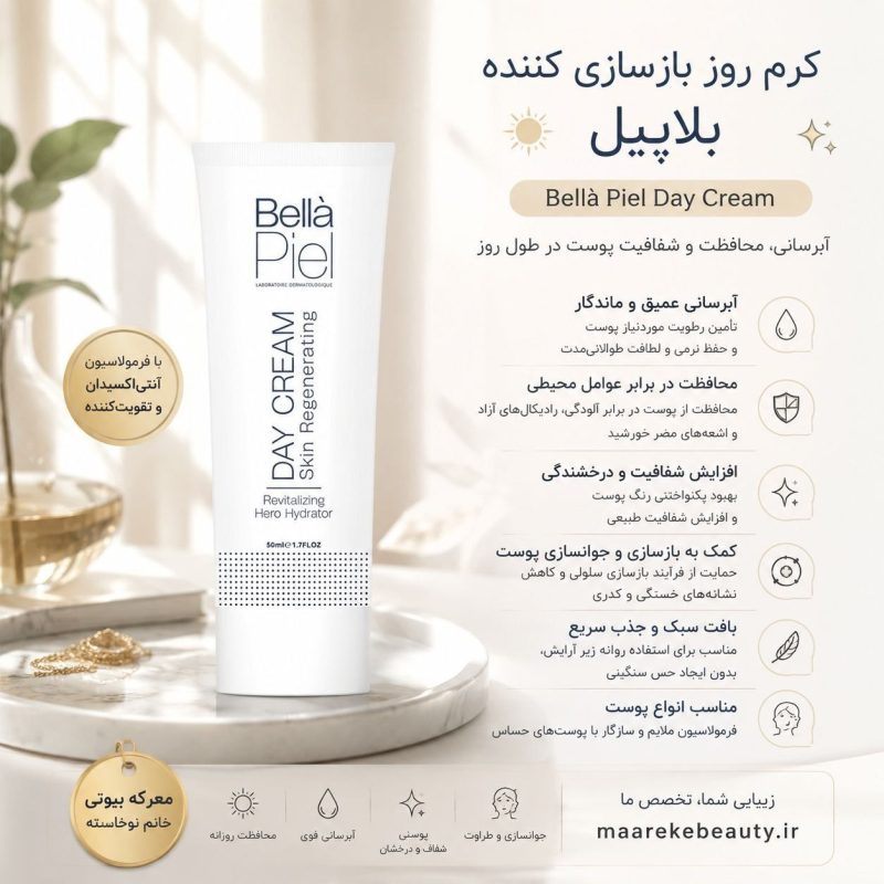 کرم روز وکرم شب بلا پیل تغذیه کننده پوست