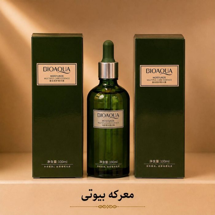 سرم نیاسینوم بیوآکوا BIOAQUA با بطری سبز و قطره‌چکان