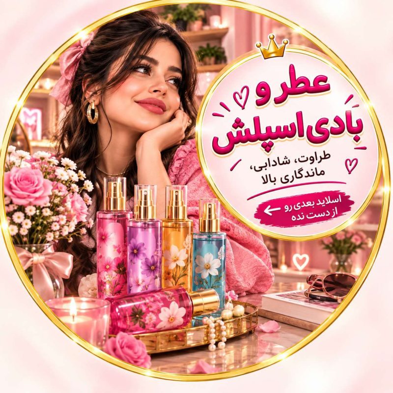محصولات عطر وبادی اسپلش در معرکه بیوتی