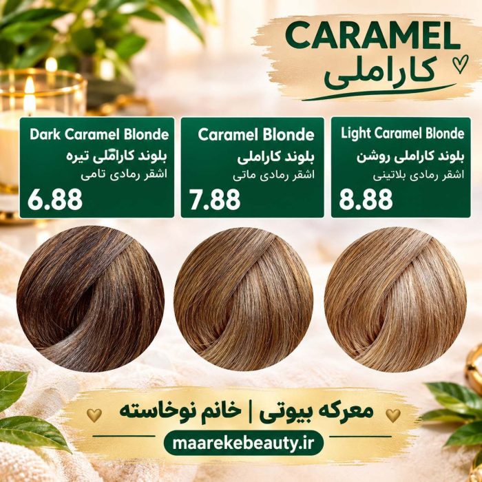 کاتالوگ خرید رنگ مو پیکارو سری پلاتینه شامل بلوند پلاتینه طبیعی، دودی و زیتونی 