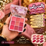 ویژگی های پالت رژلب 9 رنگ در دو کد یک و دو در معرکه بیوتی
